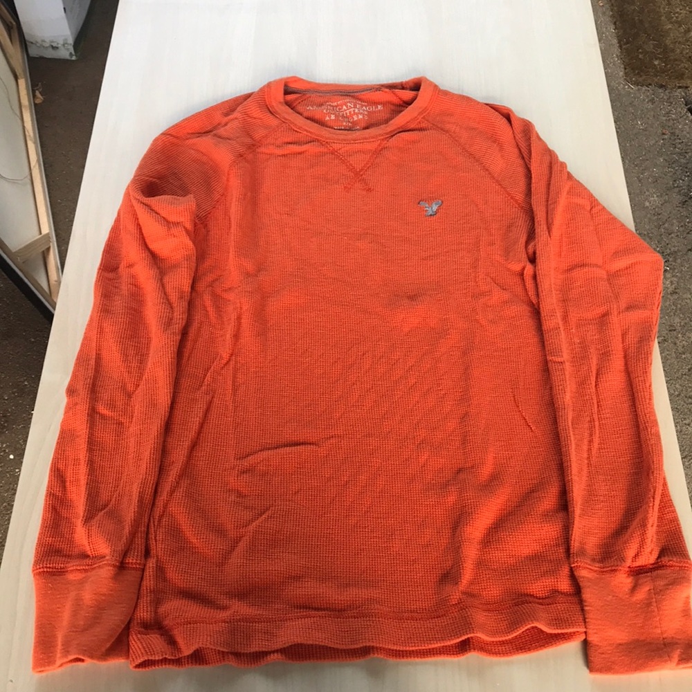 American Eagle waffle knit shirt